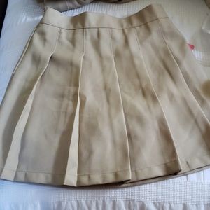 Girl's Khaki School Uniform skirts